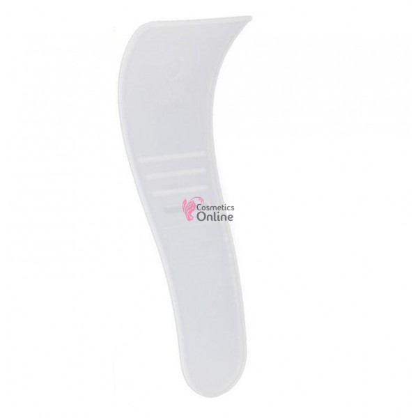 Spatula din plastic pentru aplicat si indepartat crema depilatoare SYP01-Alba